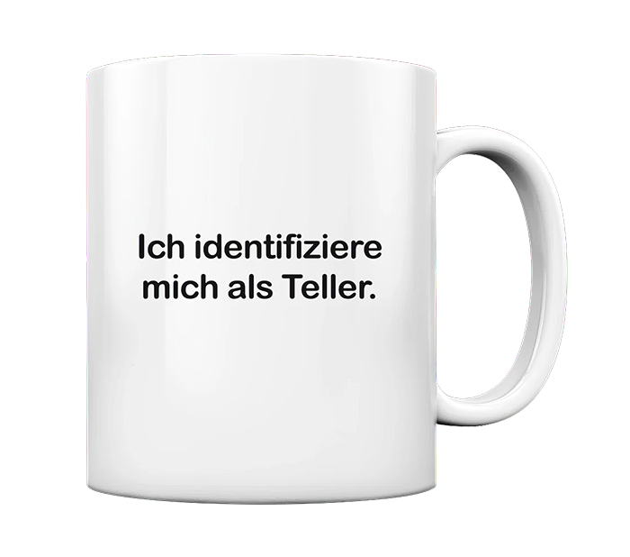 Teller-Tasse